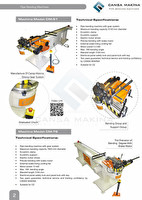 Листовка ручного трубогибочного станка Cansa Makina CM-51, CM-76