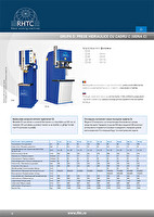 RHTC - Гидравлического прессы с С-образной рамой, серии CM и CD