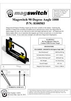 Магнитный фиксатор Magswitch 90 Degree Angle 1000