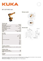 Брошюра промышленного робота KUKA KR QUANTEC, KR 120 R1800 nano