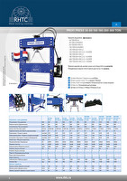 RHTC - Гидравлические прессы M/H, серия PROFI PRESS