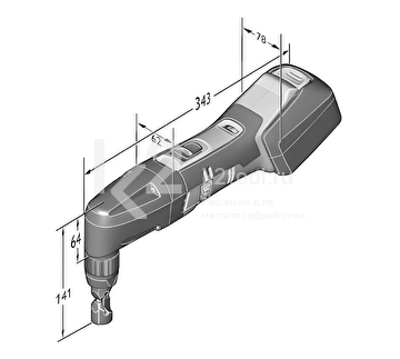 Высечные ножницы ABLK 18 1.3 CSE Select габариты