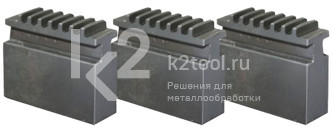 Комплект сырых кулачков для трёхкулачкового токарного патрона Bison Ø 315 мм Camlock