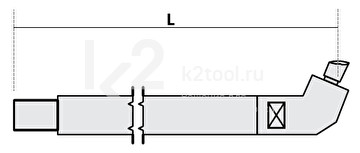 Нижнее плечо наклонное Fubag для SG 4-6 O 22×125 мм