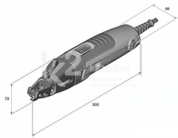 Ножницы шлицевые Fein BSS 1.6 CE габариты