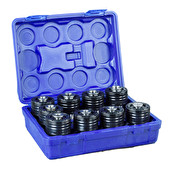 Набор головок резьбонарезных для манипуляторов ETM-24/PTM-24, GTM24, DIN, М6-М24, 9 шт.