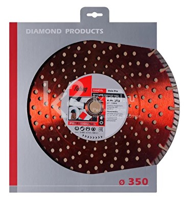 Алмазный отрезной диск по камню Fubag Stein Pro D350 мм / 30-25,4 мм