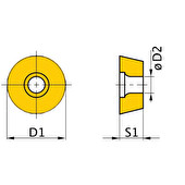 Поворотные режущие пластины Optimum ISO 11IRA60