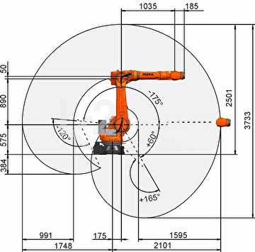 Промышленный робот KUKA KR IONTEC KR 70 R2100