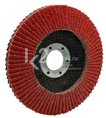 Лепестковый торцевой круг Karnasch Ø125х22,2 мм, Р40, арт. 12.1000.125.040