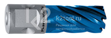 Корончатые сверла Blue-line Karnasch, длина 30 мм, Nitto + Weldon 19, арт. 20.1312N