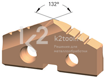 Сменная пластина из порошковой стали, покрытие Steel-Tec, Karnasch, арт. 22.2010