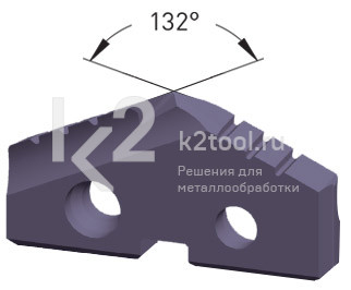 Твердосплавная сменная пластина, покрытие Steel-Tec, Karnasch, арт. 22.5010