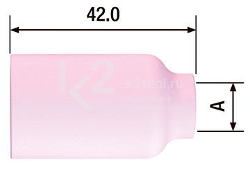 Сопло керамическое для газовой линзы №6 Fubag FB TIG 17/18/26, Ø10,0, 10 шт, арт. FB54N16