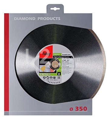 Алмазный отрезной диск по керамике Fubag Keramik Extra D350 мм / 30-25,4 мм