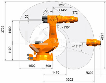 Промышленный робот KUKA KR 1000 titan, KR 1000 titan F