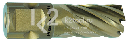 Корончатые сверла Gold-line Karnasch, длина 30 мм, Nitto + Weldon 19, арт. 20.1260N