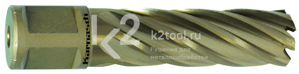 Корончатые сверла Gold-line Karnasch, длина 55 мм, Weldon 19, арт. 20.1270U