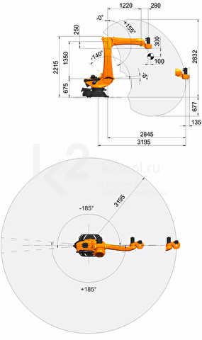 Промышленный робот KUKA KR QUANTEC PA, KR 240 R3200 PA-HO