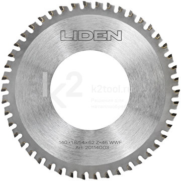 Пильный диск Liden с металлокерамическими зубьями для труборезов Cermet