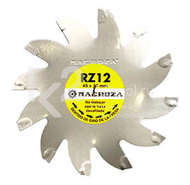 Фреза для штроборезов Macroza RZ12 15х45 мм