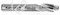 Цековка с постоянной цапфой для сквозных отверстий, 180°, из быстрорежущей стали XE, Karnasch, арт. 20.1791