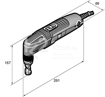 Габариты ножниц высечных Fein BLK 2.0 E