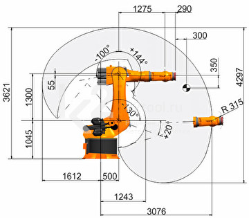 Промышленный робот KUKA KR 600 FORTEC, KR 510 R3080 F