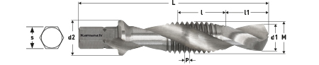 Метчики HSSE-V3, для сквозных отверстий, Karnasch, арт. 20.2340