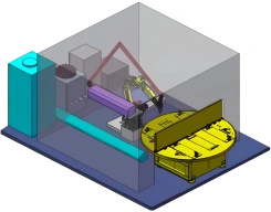 Комплекс роботизированной лазерной резки CO2 Raytools 125–250 Вт