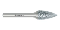 Борфрезы твердосплавные Karnasch форма G (парабола с заостренной головкой), HP-3, без покрытия, серия 11.3061
