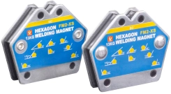 Магнитный угольник HDWELD FM2-XS, 2 шт.