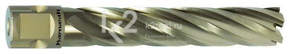 Корончатые сверла Gold-line Karnasch, длина 80 мм, Nitto + Weldon 19, арт. 20.1285N