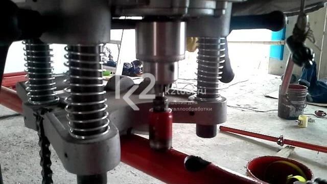 Демонстрация работы станка RIDGID HC-450