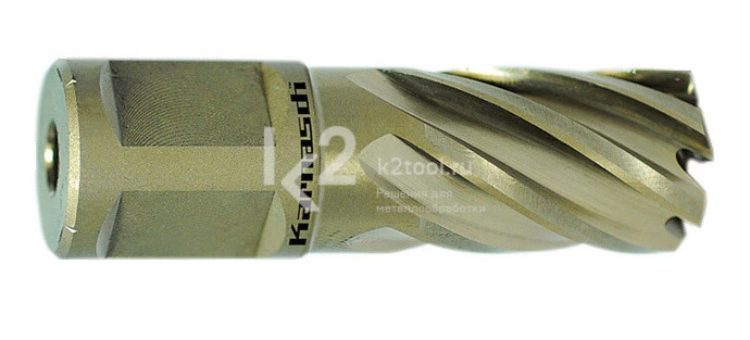 Корончатые сверла Gold-line Karnasch, длина 30 мм, Weldon 19, арт. 20.1260U