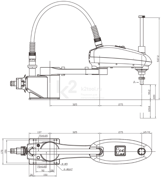 Промышленный робот CRP SCARA RS05-06