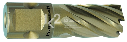 Корончатые сверла Gold-line Karnasch, длина 30 мм, Nitto + Weldon 19, арт. 20.1260N