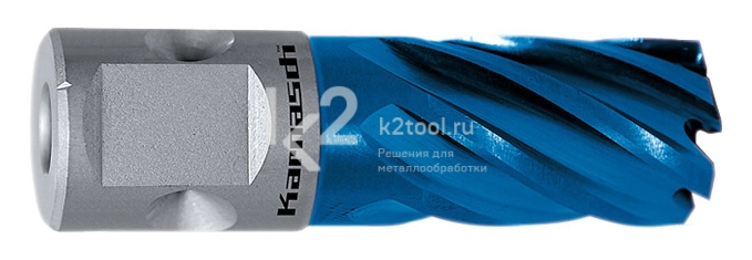 Корончатые сверла Blue-line Karnasch, длина 30 мм, Nitto + Weldon 19, арт. 20.1312N