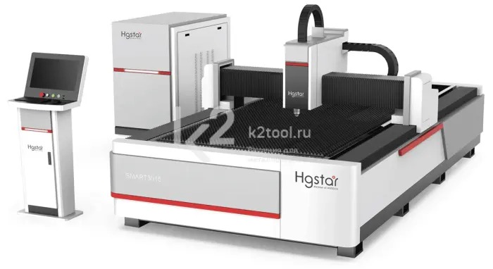 Базовый лазерный станок HGTECH серии SMART для резки листов металла