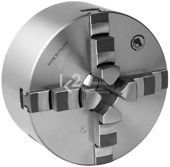 Четырёхкулачковый токарный патрон Optimum Bison Ø 200 мм Camlock ASA D1-6"