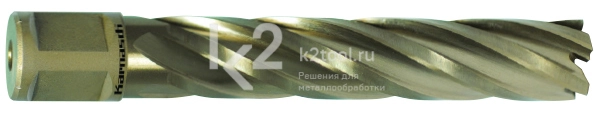 Корончатые сверла Gold-line Karnasch, длина 80 мм, Weldon 19, арт. 20.1285U
