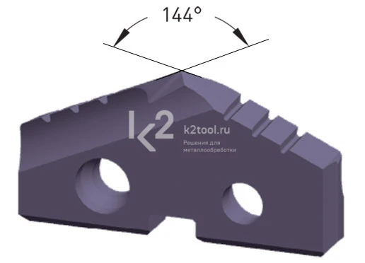 Сменная пластина из порошковой стали, покрытие Alu-Tec, Karnasch, арт. 22.3010