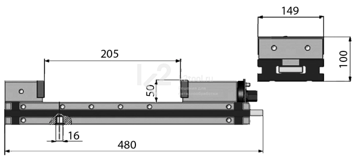 Модульные станочные тиски Optimum MVSP 150×200