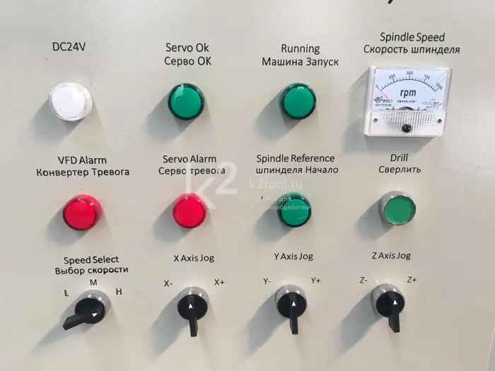 Панель управления портального сверлильного станка с ЧПУ Sunrise TPD3016