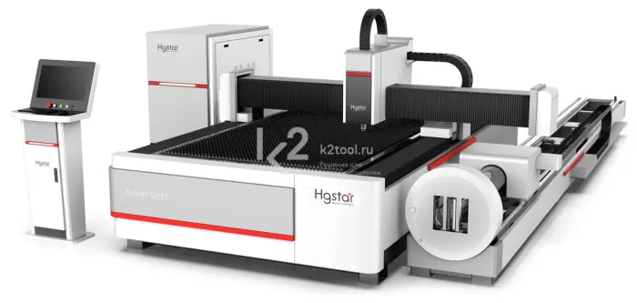 Комбинированный станок лазерной резки HGTECH серии SMART T с одним столом