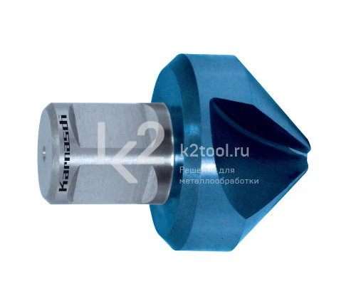 Зенковка Karnasch из специальной стали HSS-XE с покрытием Blue-Tec, артикул 20.1195