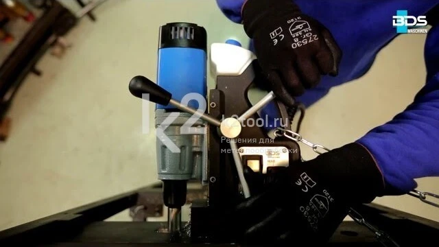 Презентация магнитного сверлильного станка MAB 100