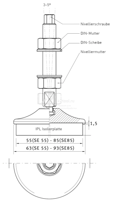 Виброопора Optimum SE 85