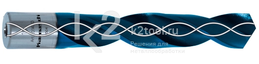Спиральные сверла из порошковой стали с покрытием DuraBlue, Karnasch арт. 20.1465