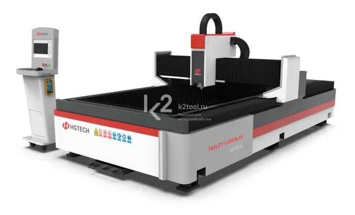 Лазерный станок HGTECH серии GF для резки листов металла